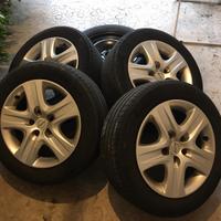 Cerchi+gomme e barre portatutto Opel Astra 3 serie