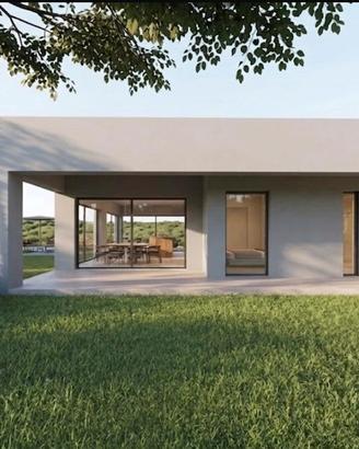 Terreno edificabile e progetto villa approvato