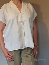 Camicetta in lino Diana Bentall's m/corta