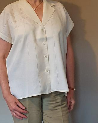 Camicetta in lino Diana Bentall's m/corta