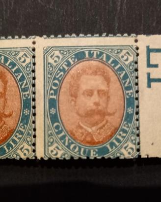 1889 5 lire coppia