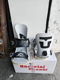 Attacchi Snowboard Union Strata Taglia M - Bianco