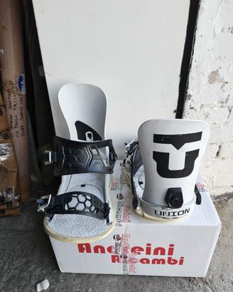 Attacchi Snowboard Union Strata Taglia M - Bianco