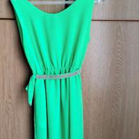 Vestito colore menta fluo