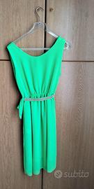 Vestito colore menta fluo