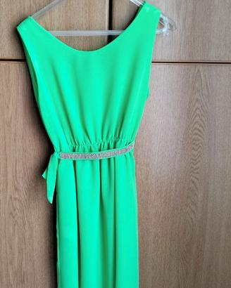 Vestito colore menta fluo