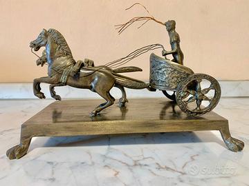 Biga in Ottone massiccio - scultura