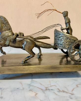 Biga in Ottone massiccio - scultura