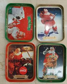 Vassoi COCA COLA ANNI '70 - Tema Natalizio