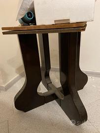 Tavolo rotondo allungabile, vintage