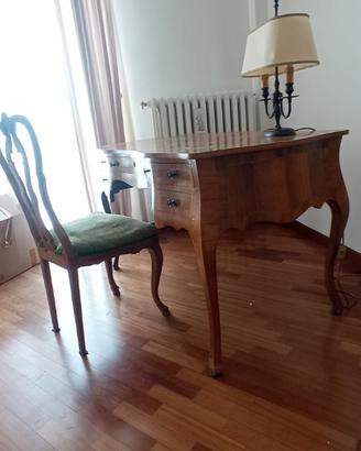 Set Scrivania Vintage in Stile Barocchetto