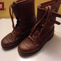 STIVALI - SCARPONI in cuoio Anni 70