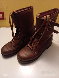 STIVALI - SCARPONI in cuoio Anni 70