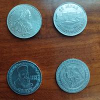 4 Monete da 500 Scellini Austriache in Argento 