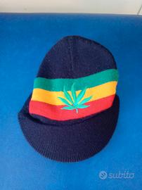 cappellino rasta in lana con visiera nuovo! 
