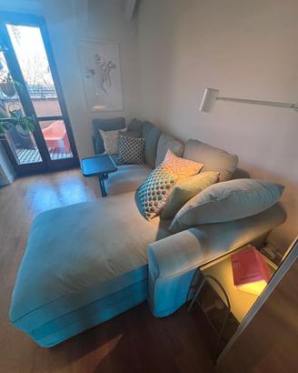 Divanoletto IKEA Gronlid verde turchese, accessori