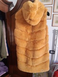 Pellicciotto sintetico smanicato