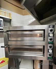 Forno elettrico 4+4 pizze