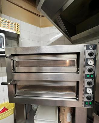 Forno elettrico 4+4 pizze