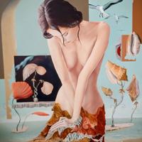 Quadro pittura surrealista