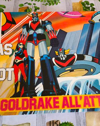 Goldrake all' attacco Mattel gioco da tavolo 1978