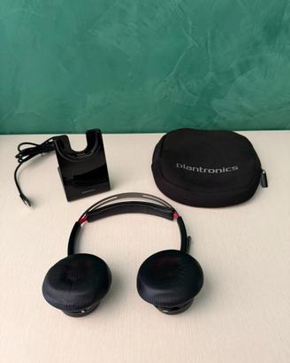 Cuffie Poly Voyager Bluetooth - base ricarica