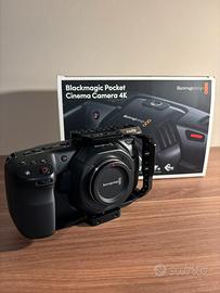Blackmagic Pocket Cinema Camera 4k BPCC4K con cage