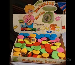 LOTTO ESPOSITORE CON GOMME DA CANCELLARE VINTAGE