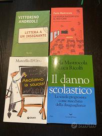 Lotto 4 Libri Saggistica Scuola e Pedagogia