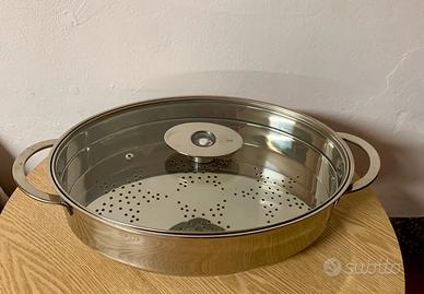 Vaporiera ovale MEPRA acciaio inox