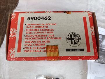 Terminale in acciaio scarico Alfa Romeo 145