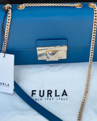 Borsa Furla nuova colore indigo