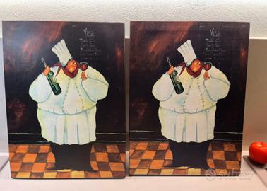 Simpatici quadri con chef