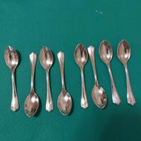 8 cucchiaini da caffè in silver plated 