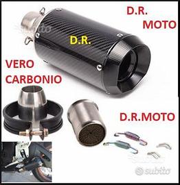 1405. SCARICO corto VERO CARBONIO ed ERGAL SILVER