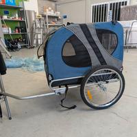 rimorchio cani bicicletta 