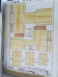 Tavole architettura ,disegno1898 Cortina