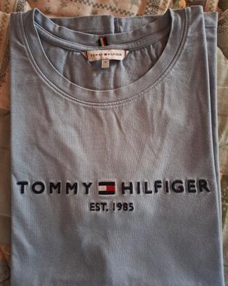 Maglia azzurra Tommy Hilfigher