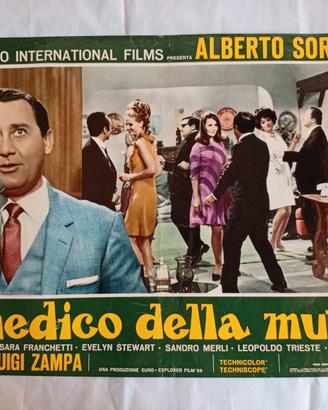 fotobusta del film IL MEDICO DELLA MUTUA, A. SORDI
