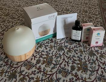 Diffusore ultrasuoni Purae Abies + oli essenziali