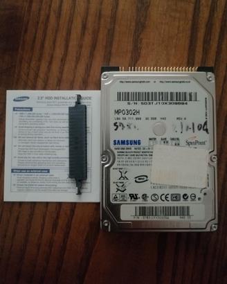 HD 2,5" IDE PATA 30GB Samsung
