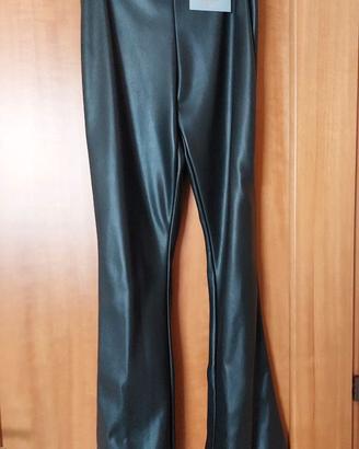 pantalone in ecopelle