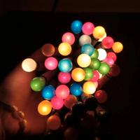 2 fili di luci di Natale vintage