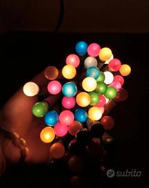 2 fili di luci di Natale vintage