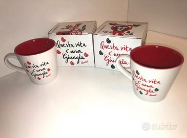 Set 4 Tazze Gocciole Pavesi Nuove Originali