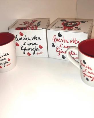 Set 4 Tazze Gocciole Pavesi Nuove Originali