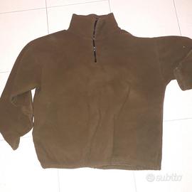 Maglione pile esercito verde