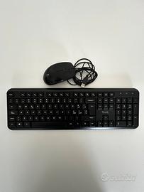 Tastiera Trust wireleless + Mouse Logitech cablato