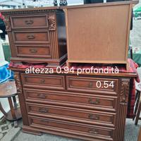 ciao cedoo cassettiera +2 comodini+ specchio 