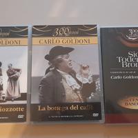 DVD commedie Carlo Goldoni
